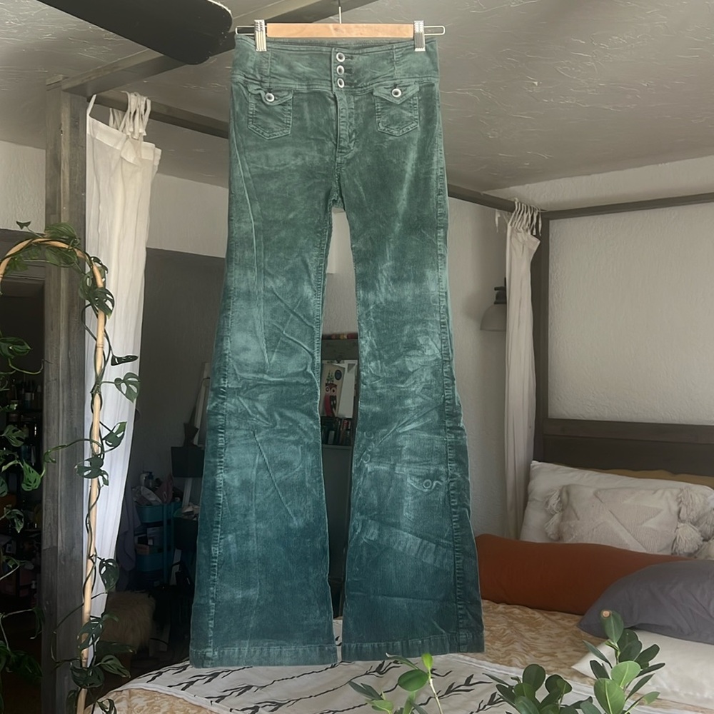 Anthropologie high rise trouser bootcut size 25